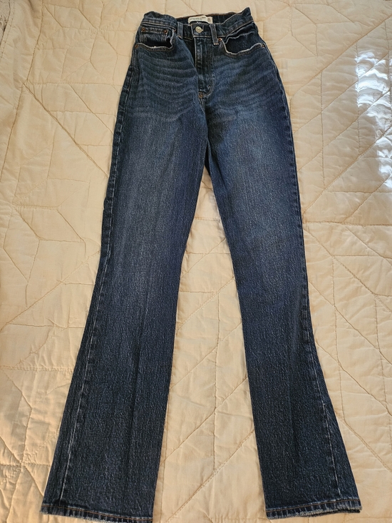 Abercrombie & Fitch Denim - Abercrombie & Fitch 'Curve Love' Tall,  90's Straight Ultra High Rise-Size 23